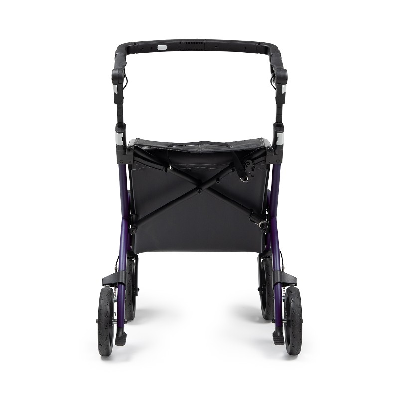 Rollz Flex 2.0 Lightweight Rollator with Classic Brake (Dark Purple)